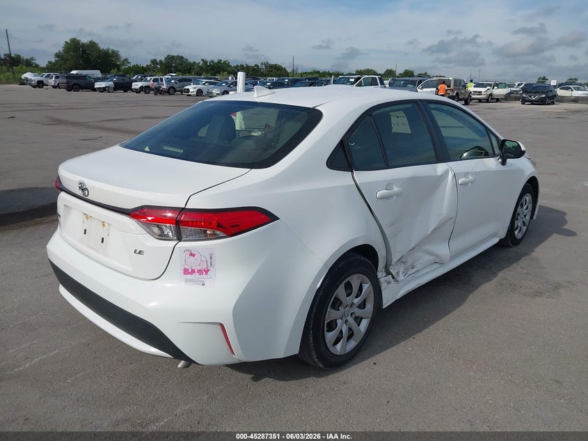 2021 Toyota Corolla VIN JTDEPMAE6MJ151802 IAAI salvage auction — RIGHT SIDE, Salvage Title, sold $7,550 on 2026-09-10 (photo 4)