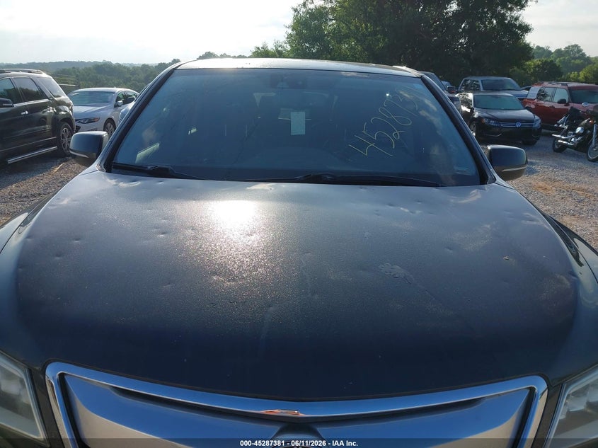 2015 Acura Mdx VIN 5FRYD4H43FB021097 IAAI salvage auction — HAIL, Salvage Title, sold $7,675 on 2026-09-08 (photo 6)