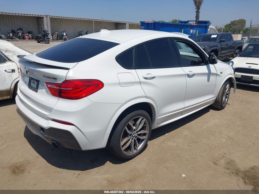 2018 BMW X4 VIN 5UXXW7C58J0W65449 IAAI salvage auction — LEFT FRONT, Salvage Title, sold $5,200 on 2026-07-15 (photo 4)
