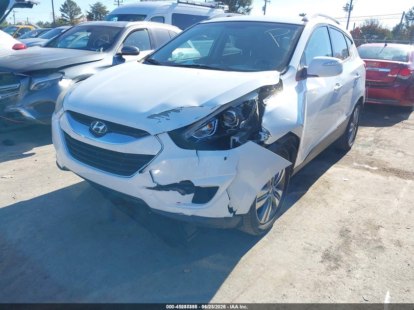 2015 Hyundai Tucson VIN KM8JU3AG6FU105774 IAAI salvage auction — LEFT FRONT, Clear (North Carolina), sold $2,025 on 2026-07-20 (photo 6)