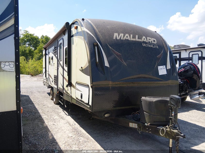 2017 Heartland rv Mallard VIN 5SFNB3126HE323448 IAAI salvage auction — WATER/FLOOD, Salvage (Tennessee), sold $1,800 on 2026-07-28 (photo 1)