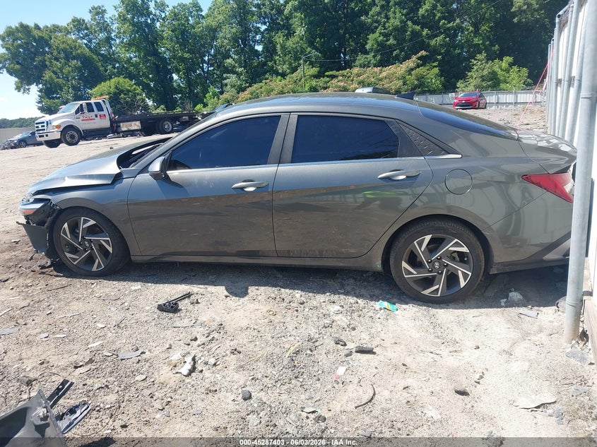 2024 Hyundai Elantra VIN KMHLP4DG5RU650421 IAAI salvage auction — FRONT END, Salvage Title, sold $3,150 on 2026-07-19 (photo 3)