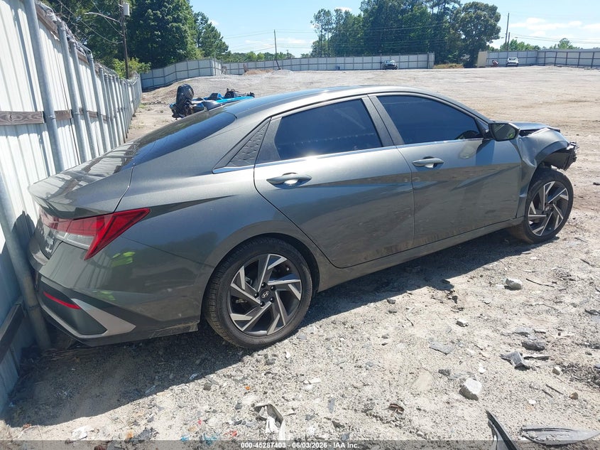 2024 Hyundai Elantra VIN KMHLP4DG5RU650421 IAAI salvage auction — FRONT END, Salvage Title, sold $3,150 on 2026-07-19 (photo 4)