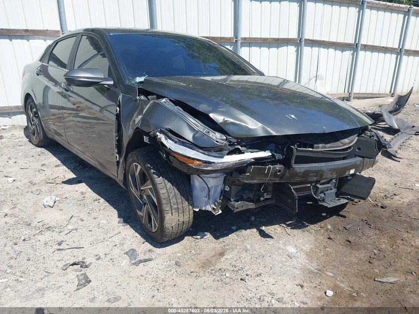 2024 Hyundai Elantra VIN KMHLP4DG5RU650421 IAAI salvage auction — FRONT END, Salvage Title, sold $3,150 on 2026-07-19 (photo 6)