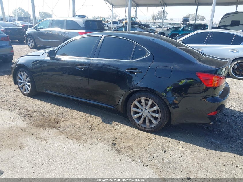 2010 Lexus Is VIN JTHBF5C2XA5126001 IAAI salvage auction — RIGHT FRONT, Salvage (California), sold $825 on 2026-07-07 (photo 3)