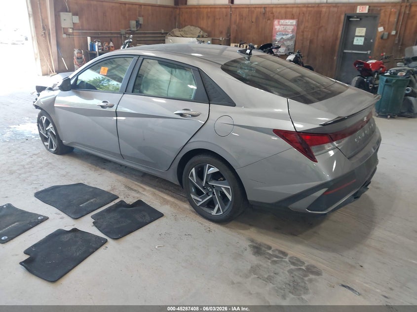 2025 Hyundai Elantra VIN KMHLM4DG2SU883347 IAAI salvage auction — FRONT END, Salvage Title, sold $2,850 on 2026-07-08 (photo 3)