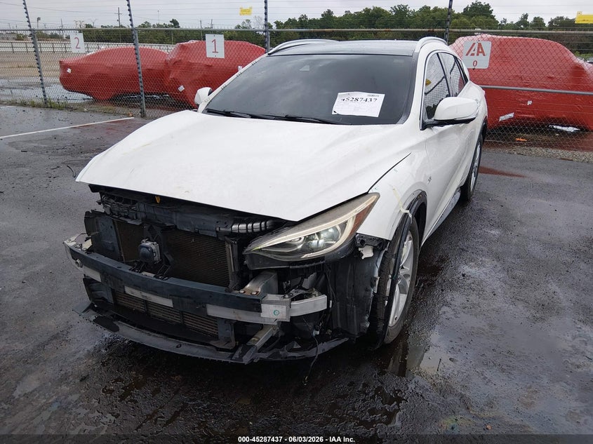 2018 Infiniti Qx30 VIN SJKCH5CP8JA045398 IAAI salvage auction — FRONT END, Salvage Title, sold $1,850 on 2026-07-27 (photo 2)
