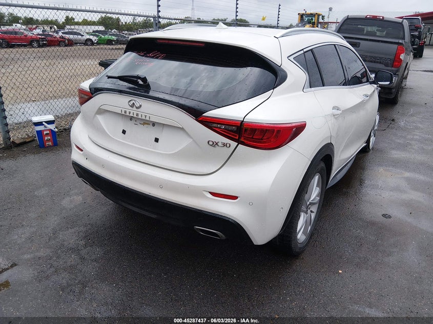 2018 Infiniti Qx30 VIN SJKCH5CP8JA045398 IAAI salvage auction — FRONT END, Salvage Title, sold $1,850 on 2026-07-27 (photo 4)
