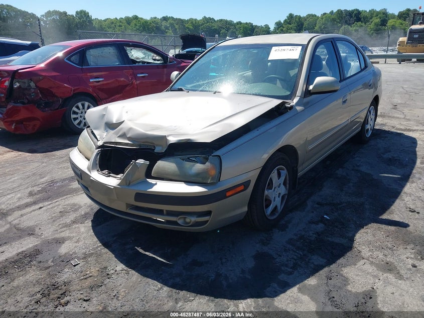 2006 Hyundai Elantra VIN KMHDN46D46U376086 IAAI salvage auction — FRONT END, Salvage (North Carolina), sold $425 on 2026-07-08 (photo 2)