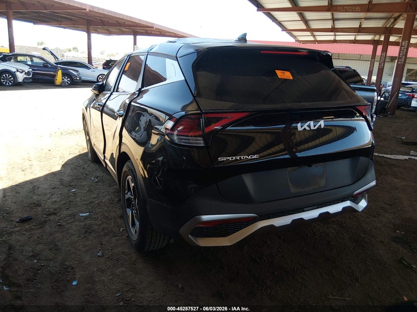2023 Kia Sportage VIN KNDPU3AF1P7035705 IAAI salvage auction — ROLLOVER, Salvage Title, sold $3,050 on 2026-07-12 (photo 3)