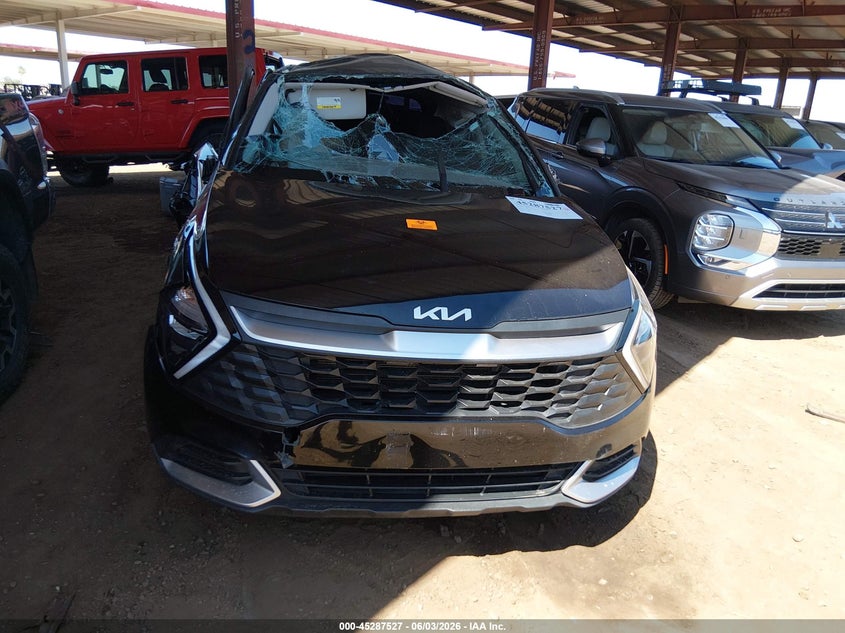 2023 Kia Sportage VIN KNDPU3AF1P7035705 IAAI salvage auction — ROLLOVER, Salvage Title, sold $3,050 on 2026-07-12 (photo 6)