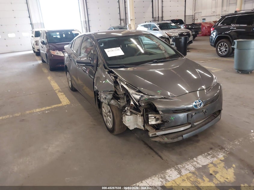 2016 Toyota Prius VIN JTDKBRFU0G3005919 IAAI salvage auction — FRONT END, Salvage Title, sold $2,800 on 2026-07-30 (photo 1)