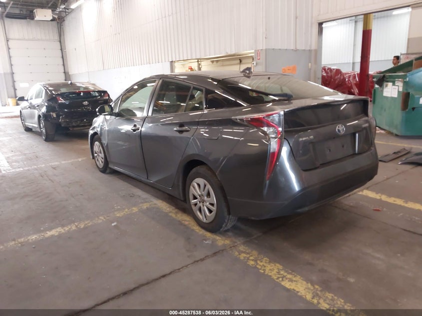 2016 Toyota Prius VIN JTDKBRFU0G3005919 IAAI salvage auction — FRONT END, Salvage Title, sold $2,800 on 2026-07-30 (photo 3)