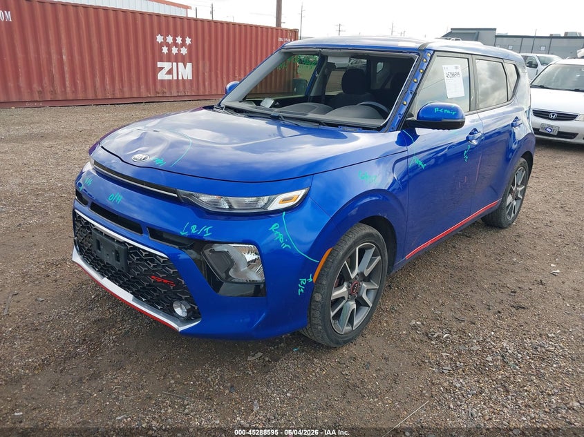 2020 Kia Soul VIN KNDJ63AU9L7117576 IAAI salvage auction — HAIL, Salvage Title, sold $2,950 on 2026-07-29 (photo 2)