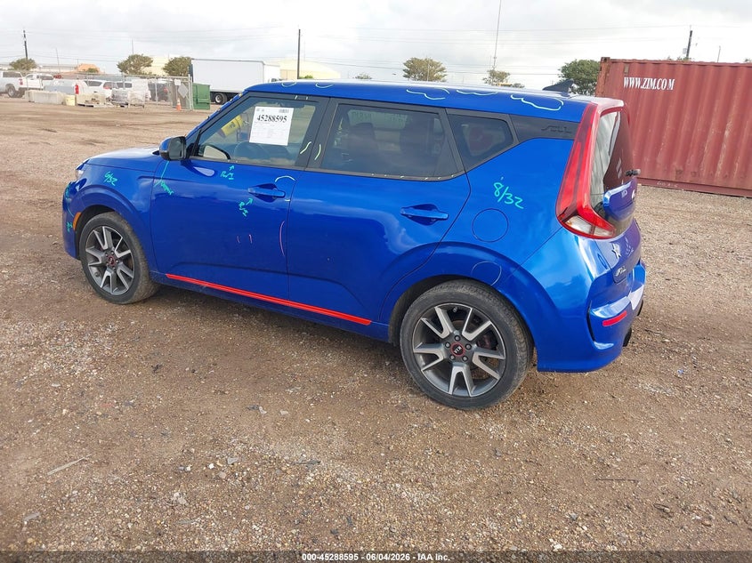 2020 Kia Soul VIN KNDJ63AU9L7117576 IAAI salvage auction — HAIL, Salvage Title, sold $2,950 on 2026-07-29 (photo 3)
