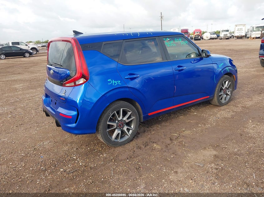 2020 Kia Soul VIN KNDJ63AU9L7117576 IAAI salvage auction — HAIL, Salvage Title, sold $2,950 on 2026-07-29 (photo 4)