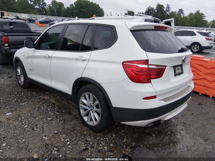2013 BMW X3 VIN 5UXWX9C59D0A11037 IAAI salvage auction — FRONT END, Salvage Title, sold $1,200 on 2026-07-15 (photo 3)