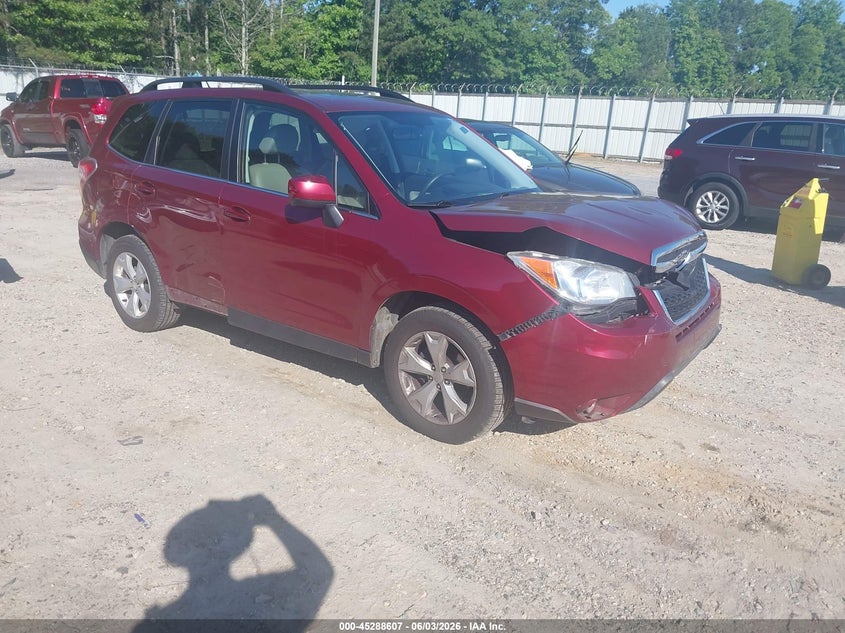 2015 Subaru Forester VIN JF2SJAHC9FH413332 IAAI salvage auction — NORMAL WEAR, Clear (Georgia), sold $425 on 2026-07-16 (photo 1)