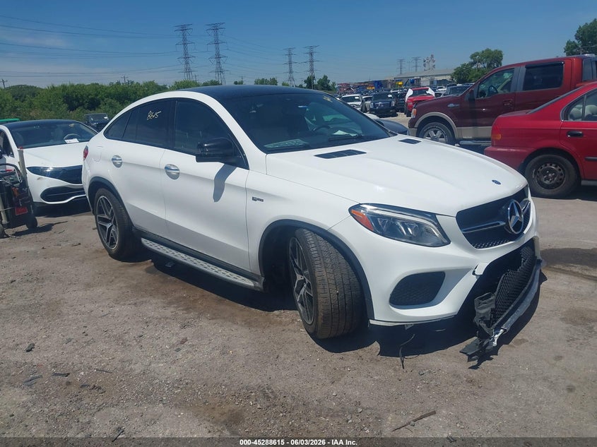 2017 Mercedes-benz Amg gle coupe VIN 4JGED6EB9HA056348 — IAAI salvage auction photo