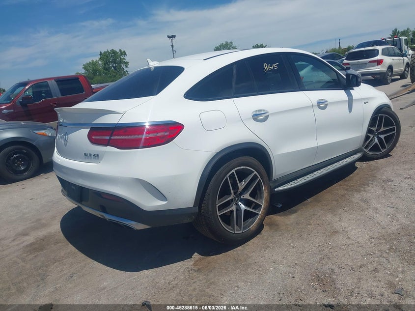 2017 Mercedes-benz Amg gle coupe VIN 4JGED6EB9HA056348 IAAI salvage auction — LEFT FRONT, Salvage Title, sold $14,800 on 2026-07-17 (photo 4)