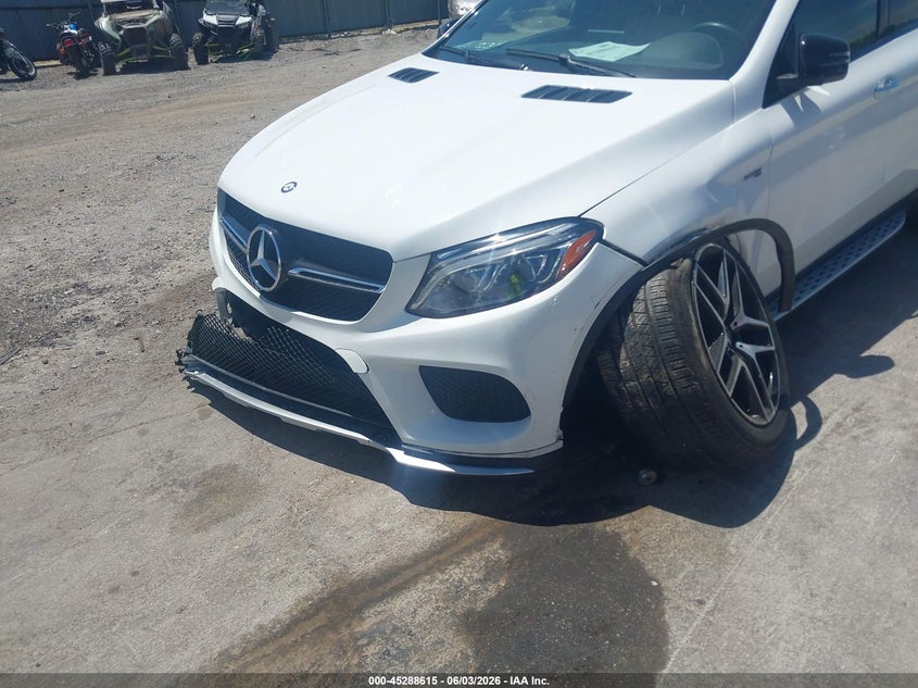 2017 Mercedes-benz Amg gle coupe VIN 4JGED6EB9HA056348 IAAI salvage auction — LEFT FRONT, Salvage Title, sold $14,800 on 2026-07-17 (photo 6)