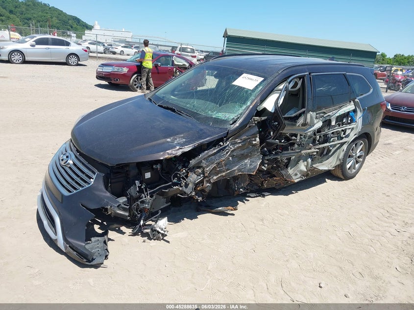 2018 Hyundai Santa fe VIN KM8SM4HF4JU276992 IAAI salvage auction — NORMAL WEAR, Clear (Pennsylvania), sold $1,400 on 2026-07-14 (photo 2)