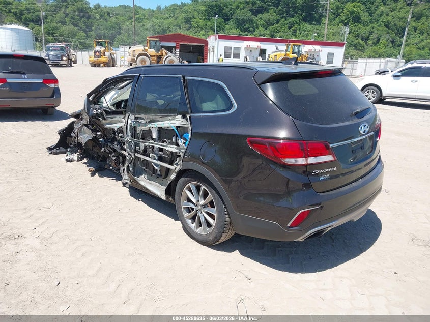2018 Hyundai Santa fe VIN KM8SM4HF4JU276992 IAAI salvage auction — NORMAL WEAR, Clear (Pennsylvania), sold $1,400 on 2026-07-14 (photo 3)