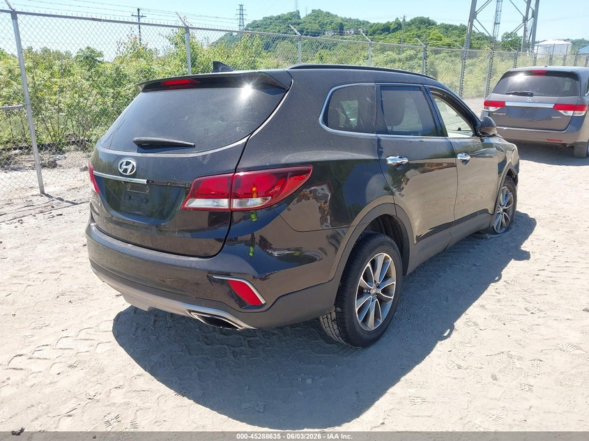 2018 Hyundai Santa fe VIN KM8SM4HF4JU276992 IAAI salvage auction — NORMAL WEAR, Clear (Pennsylvania), sold $1,400 on 2026-07-14 (photo 4)