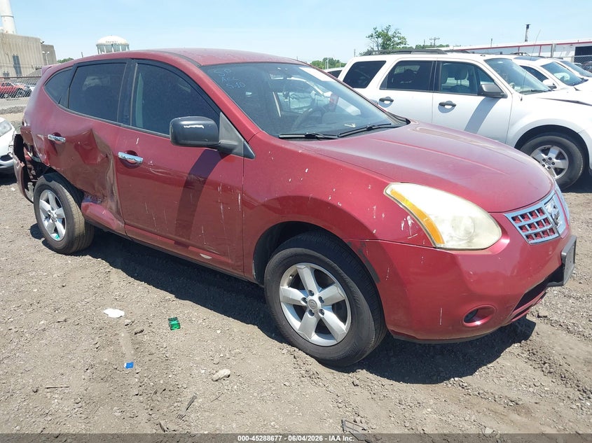 2010 Nissan Rogue VIN JN8AS5MV1AW115310 IAAI salvage auction — FRONT END, Salvage (New Jersey), sold $25 on 2026-07-20 (photo 1)
