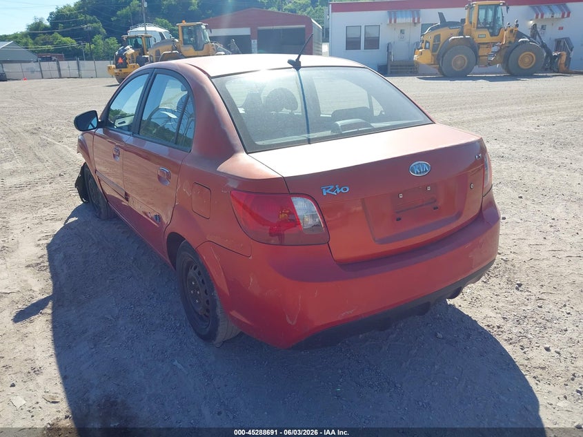 2011 Kia Rio VIN KNADH4A31B6734881 IAAI salvage auction — LEFT FRONT, Salvage (Pennsylvania), sold $175 on 2026-07-28 (photo 3)