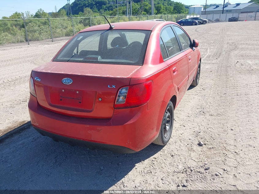 2011 Kia Rio VIN KNADH4A31B6734881 IAAI salvage auction — LEFT FRONT, Salvage (Pennsylvania), sold $175 on 2026-07-28 (photo 4)