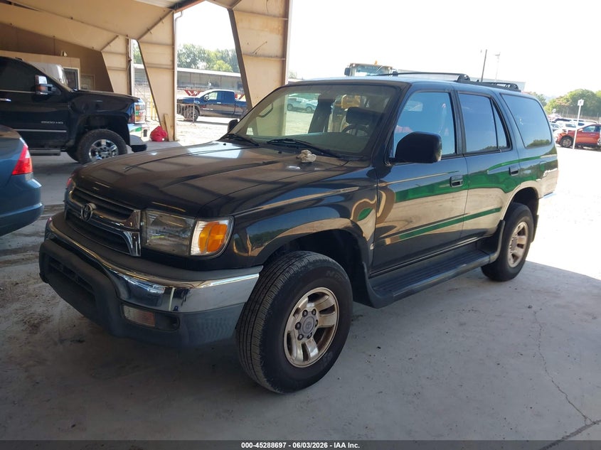 2002 Toyota 4runner VIN JT3GN86R220254742 IAAI salvage auction — NORMAL WEAR, Clear (Tennessee), sold $1,550 on 2026-07-27 (photo 2)