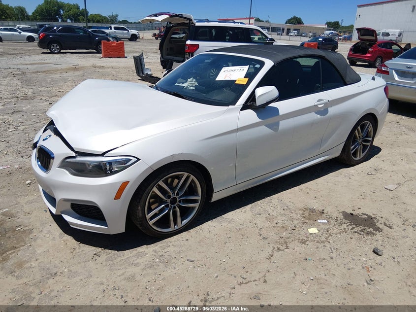 2016 BMW 2er VIN WBA1K9C56GV710363 IAAI salvage auction — FRONT END, Salvage Title, sold $2,575 on 2026-08-13 (photo 2)
