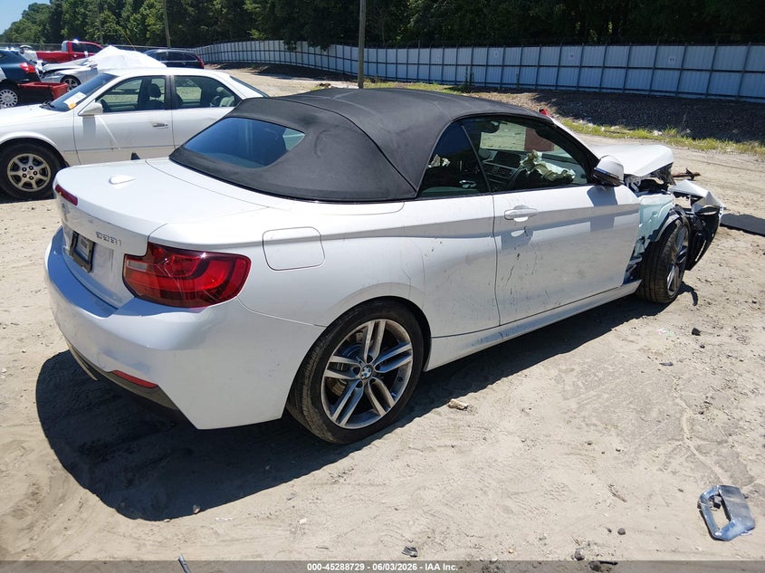 2016 BMW 2er VIN WBA1K9C56GV710363 IAAI salvage auction — FRONT END, Salvage Title, sold $2,575 on 2026-08-13 (photo 4)