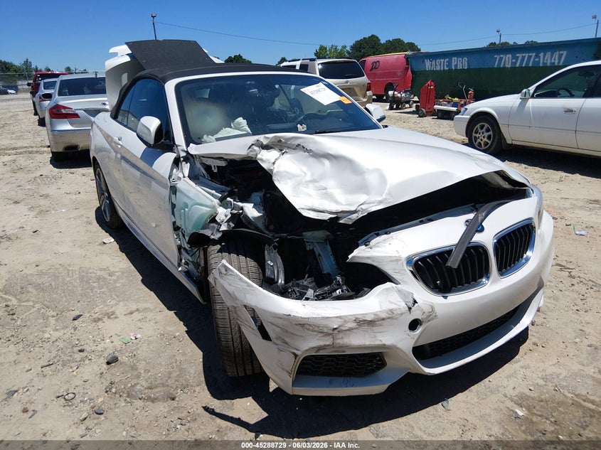 2016 BMW 2er VIN WBA1K9C56GV710363 IAAI salvage auction — FRONT END, Salvage Title, sold $2,575 on 2026-08-13 (photo 6)