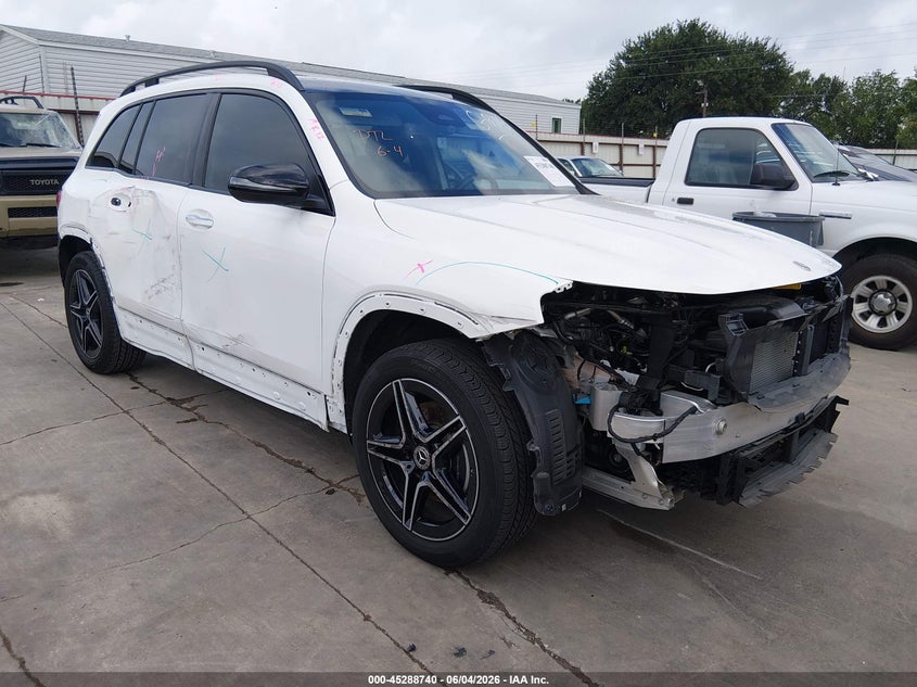 2025 Mercedes-benz Glb VIN W1N4M4GB7SW385800 IAAI salvage auction — FRONT & REAR, Original (Texas), sold $13,400 on 2026-07-21 (photo 1)