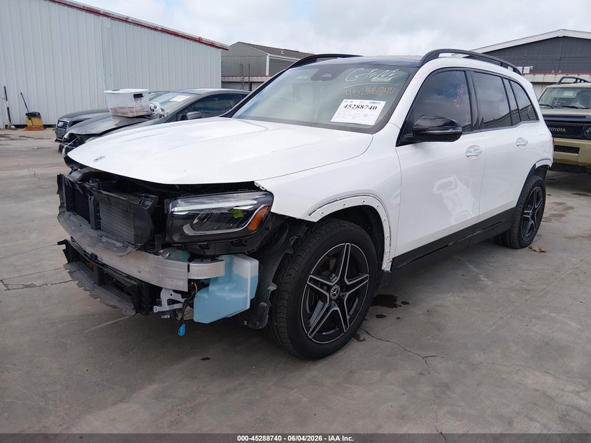 2025 Mercedes-benz Glb VIN W1N4M4GB7SW385800 IAAI salvage auction — FRONT & REAR, Original (Texas), sold $13,400 on 2026-07-21 (photo 2)