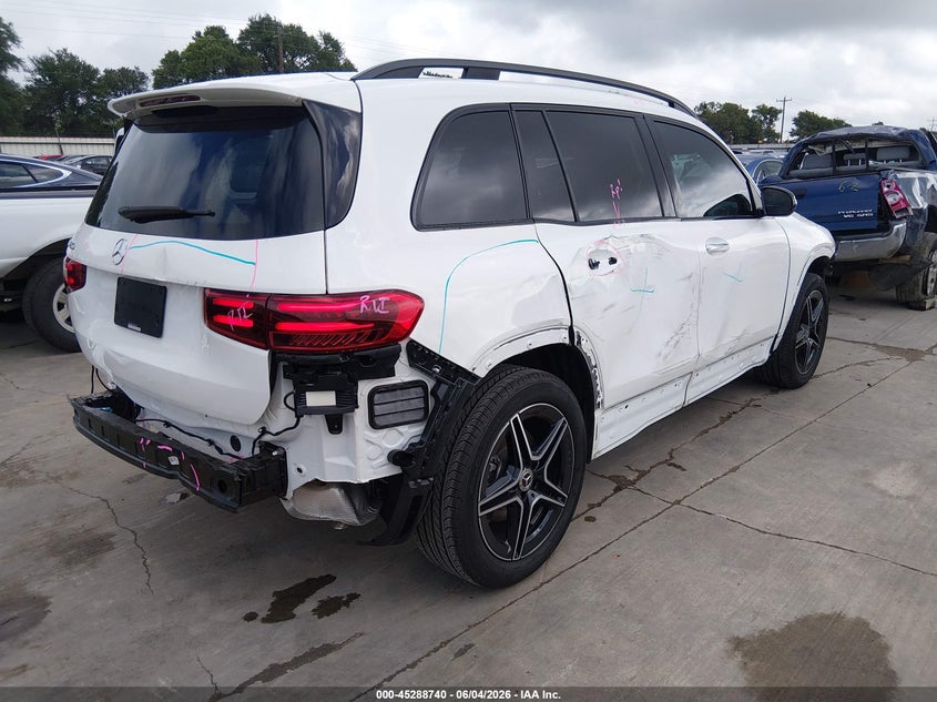 2025 Mercedes-benz Glb VIN W1N4M4GB7SW385800 IAAI salvage auction — FRONT & REAR, Original (Texas), sold $13,400 on 2026-07-21 (photo 4)