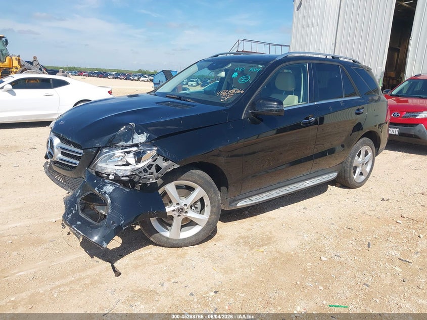 2018 Mercedes-benz Gle VIN 4JGDA5HBXJB014619 IAAI salvage auction — ENGINE DAMAGE, Salvage Title, sold $4,650 on 2026-07-19 (photo 2)