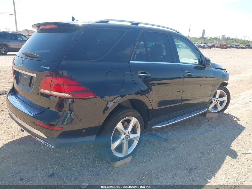 2018 Mercedes-benz Gle VIN 4JGDA5HBXJB014619 IAAI salvage auction — ENGINE DAMAGE, Salvage Title, sold $4,650 on 2026-07-19 (photo 4)