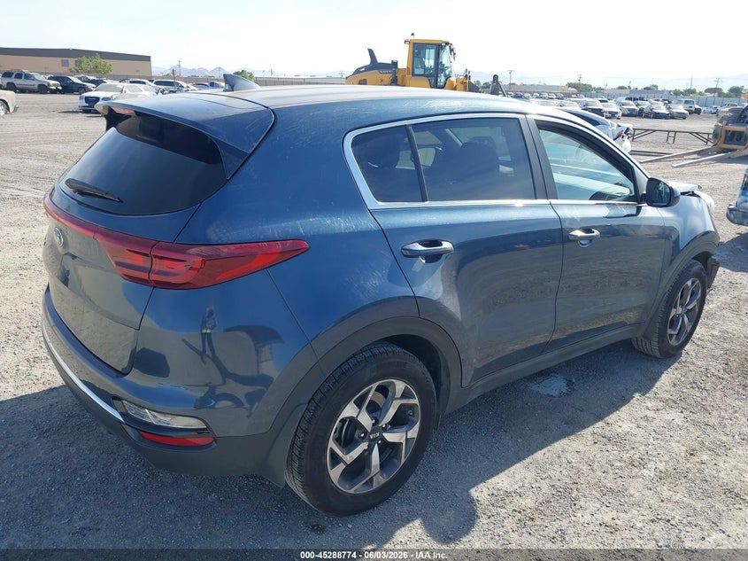 2022 Kia Sportage VIN KNDPM3AC5N7027450 IAAI salvage auction — FRONT END, Salvage Title, sold $3,750 on 2026-07-09 (photo 4)