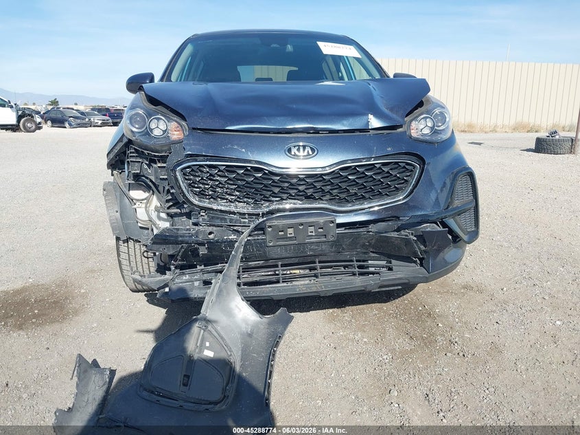 2022 Kia Sportage VIN KNDPM3AC5N7027450 IAAI salvage auction — FRONT END, Salvage Title, sold $3,750 on 2026-07-09 (photo 6)