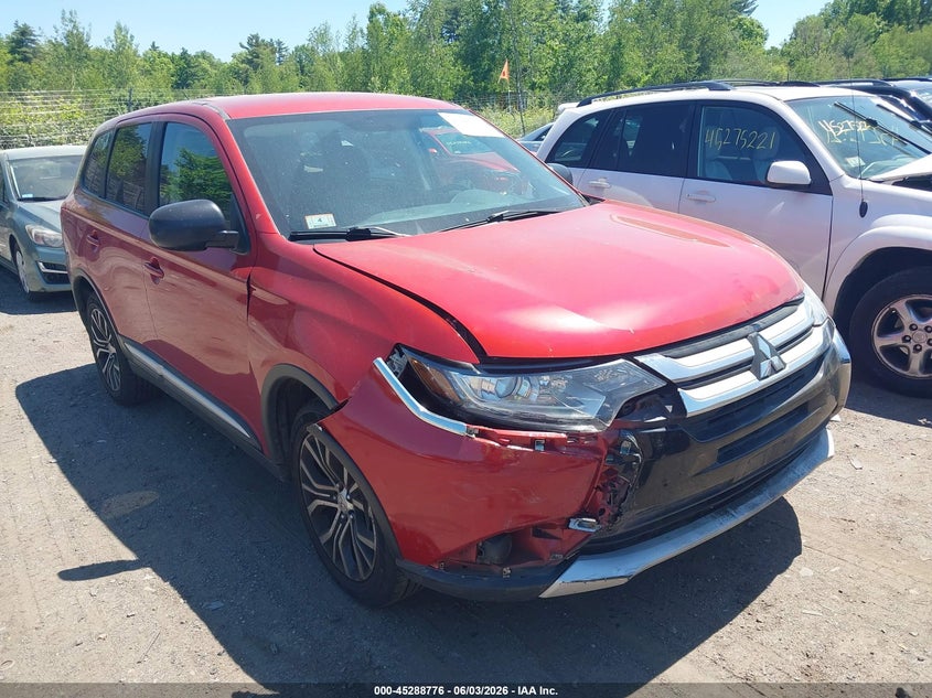 2016 Mitsubishi Outlander VIN JA4AZ3A37GZ031119 IAAI salvage auction — FRONT END, Salvage Title, sold $1,350 on 2026-07-25 (photo 1)