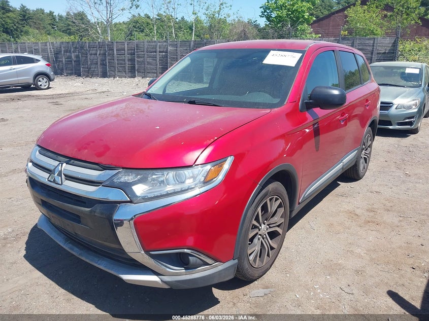 2016 Mitsubishi Outlander VIN JA4AZ3A37GZ031119 IAAI salvage auction — FRONT END, Salvage Title, sold $1,350 on 2026-07-25 (photo 2)