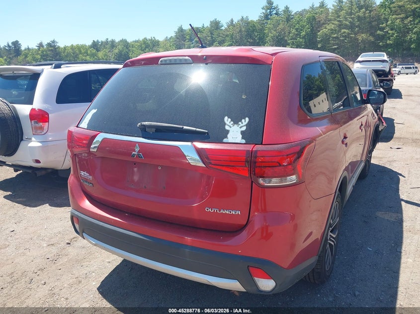 2016 Mitsubishi Outlander VIN JA4AZ3A37GZ031119 IAAI salvage auction — FRONT END, Salvage Title, sold $1,350 on 2026-07-25 (photo 4)
