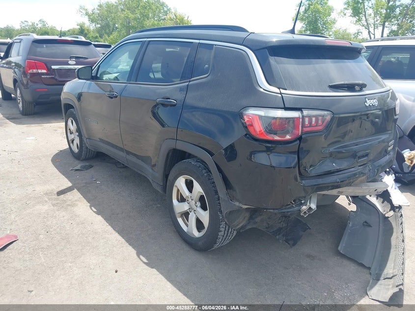 2018 Jeep Compass VIN 3C4NJCBB5JT194421 IAAI salvage auction — REAR END, Salvage Title, sold $1,400 on 2026-07-17 (photo 3)