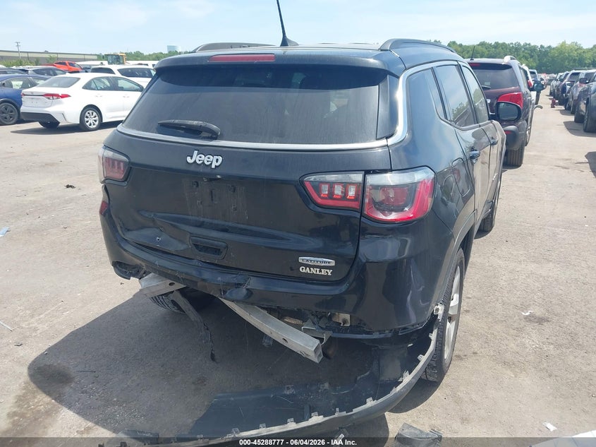 2018 Jeep Compass VIN 3C4NJCBB5JT194421 IAAI salvage auction — REAR END, Salvage Title, sold $1,400 on 2026-07-17 (photo 4)