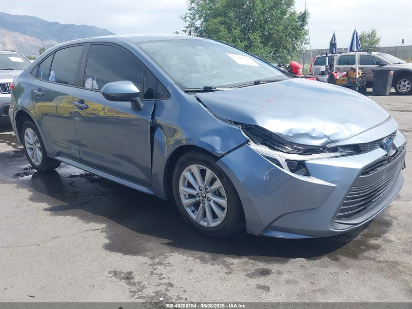 2023 Toyota Corolla VIN JTDBCMFE0P3009168 IAAI salvage auction — LEFT REAR, Salvage Title, sold $3,750 on 2026-07-23 (photo 1)