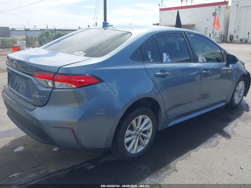 2023 Toyota Corolla VIN JTDBCMFE0P3009168 IAAI salvage auction — LEFT REAR, Salvage Title, sold $3,750 on 2026-07-23 (photo 4)