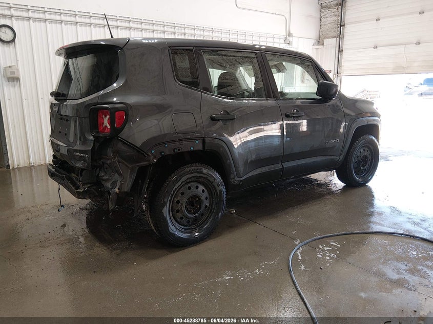 2021 Jeep Renegade VIN ZACNJDAB5MPN34053 IAAI salvage auction — REAR END, Salvage Title, sold $2,100 on 2026-07-26 (photo 4)